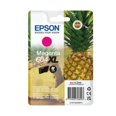 Epson C13T10H34010 604XL Magent Ink Cart