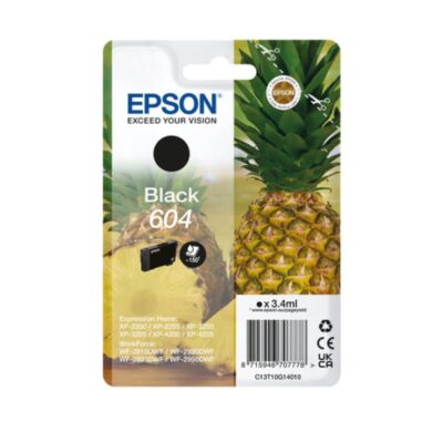 Epson C13T10G14010 604 Bk Ink Cart