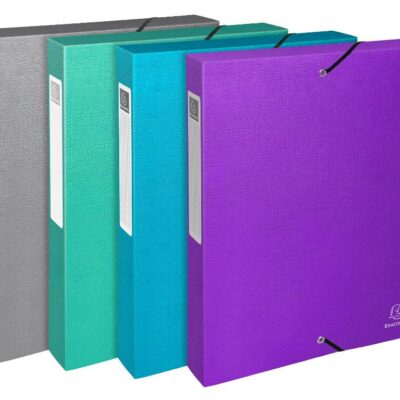 Teksto Filing Box A4 40mm Spine Astd PK8
