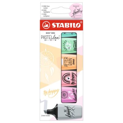 STABILO BOSS MINI Pastellove PK6