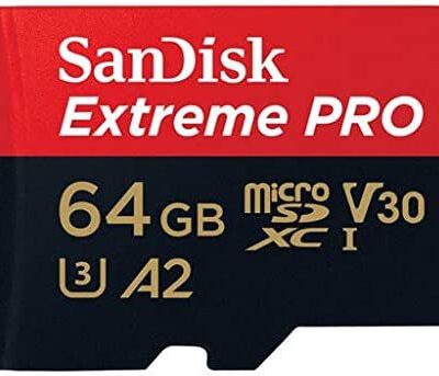 Extreme Pro 64GB MicroSDXC and Adapter