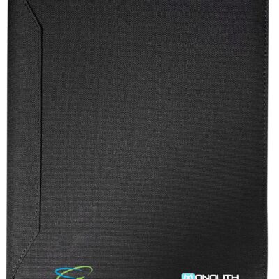 Monolith Blueline Zip Conf Fldr A4 BK