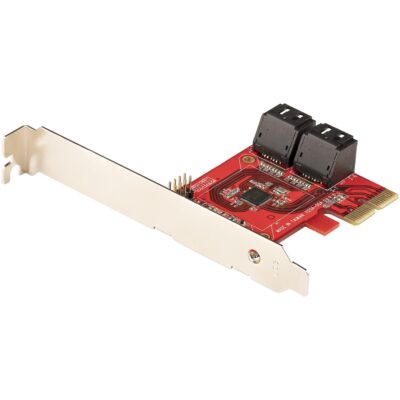 SATA PCIe Card 4 Ports 6Gbps Non RAID