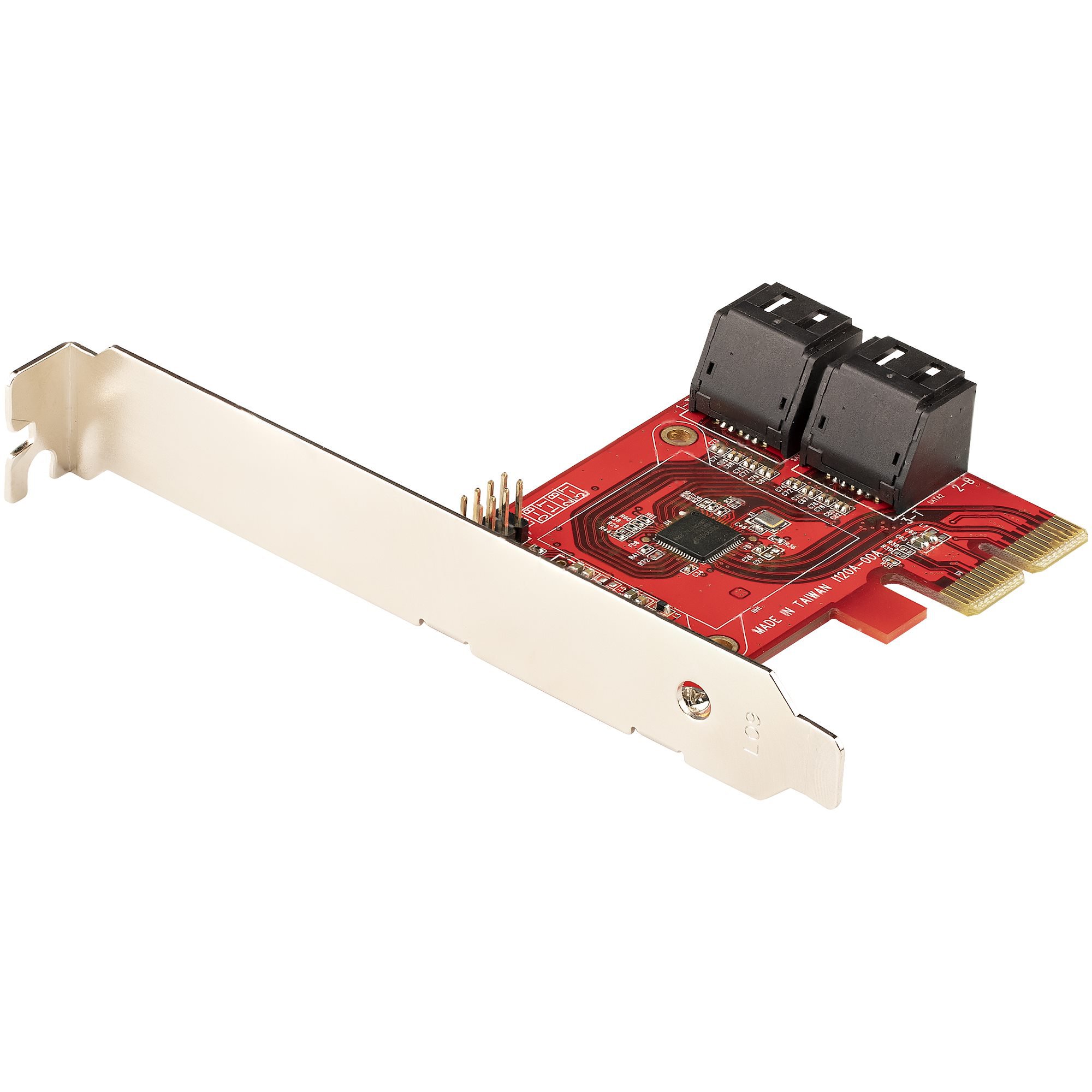 SATA PCIe Card 4 Ports 6Gbps Non RAID