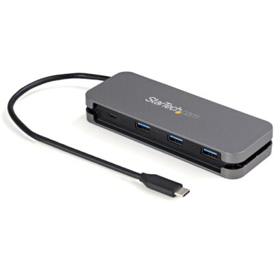 4 Port USB C Hub 5Gbps 11in Cable