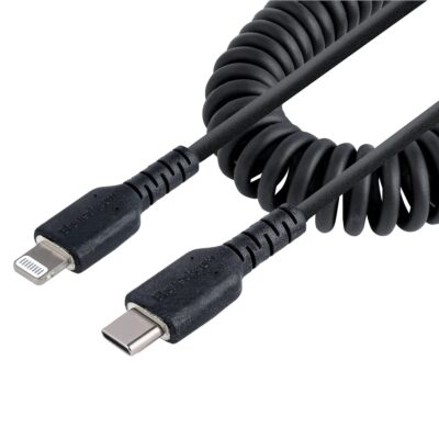 USB C To Lightning Cable 1m 3ft Coiled