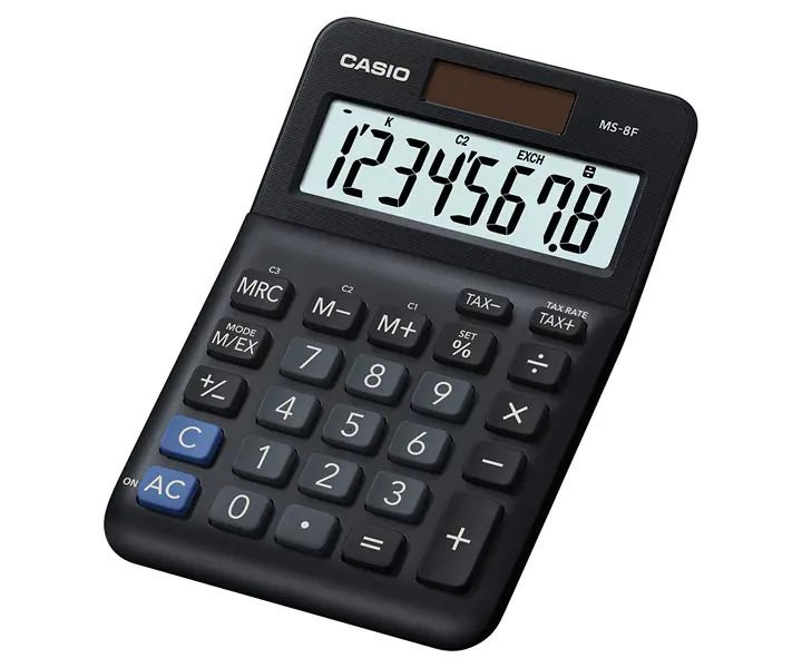 Casio MS-8F 8 Digit Desk Calculator