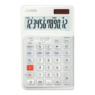 Casio JE-12E-WE Ergo Calculator