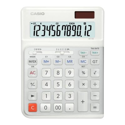 Casio DE-12E-WE Big Ergo Calculator