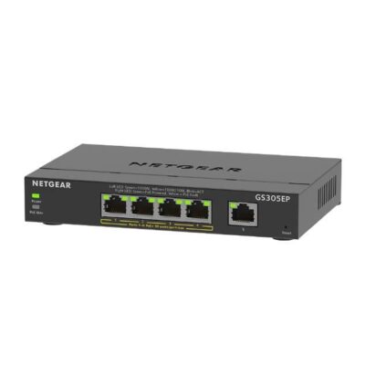 GS305EP 5 Port Managed L3 Gb PoE Switch