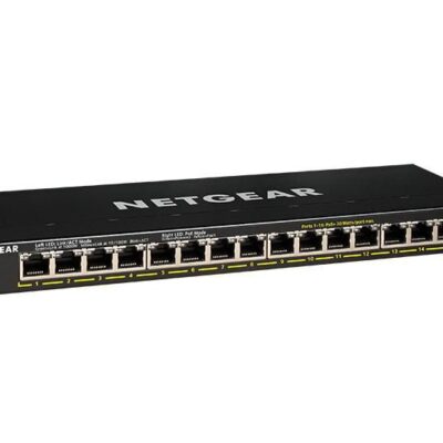 16 Port Unmanaged Gb PoE Network Switch