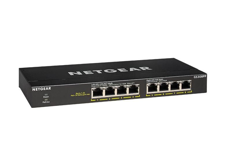 8 Port PoE Gbit Unmanaged Network Switch