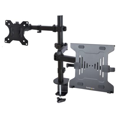 32in Monitor Arm with VESA Laptop Tray