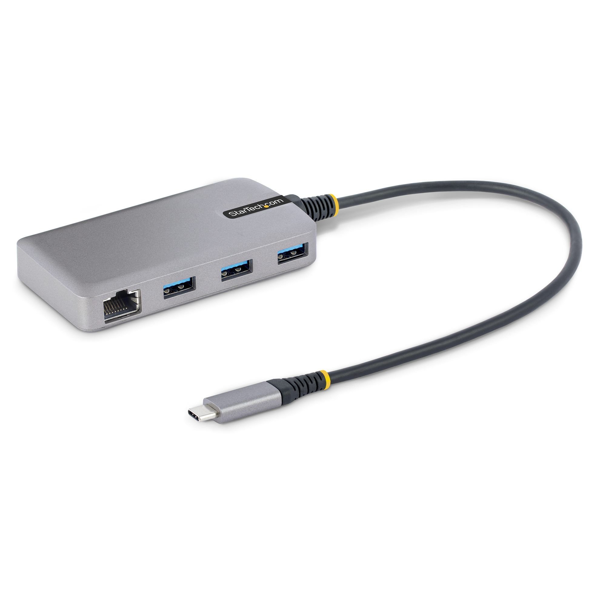 3 Port USB C Hub w GbE Ethernet Adapter
