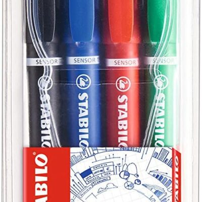 STABILO SENSOR Fineliner 0.3 Ast PK4
