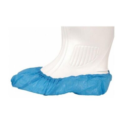 Polythene Overshoes 16 In Blue PK100