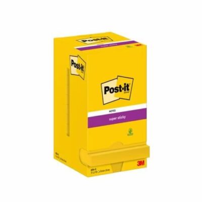 Post-it S-Sticky 76x76mm Daffodil PK12