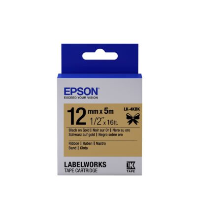 Epson C53S654001 Ribb Bk on Gold 12MMx5m
