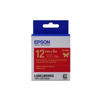 Epson C53S654033 Ribb Gol on Red 12MMx5M