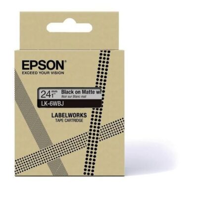 Epson C53S672064 Bk on Matte White 24MM