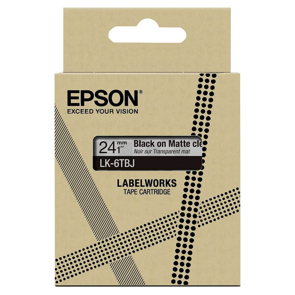 Epson C53S672067 Bk on Matte Clear 24MM