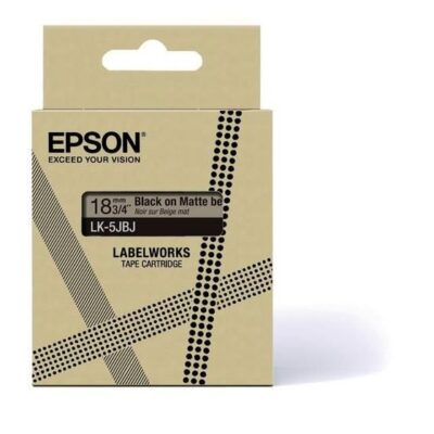 Epson C53S672091 Bk on Matte Beige 18MM