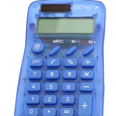 ValueX 8 Digit Pocket Calc Blue