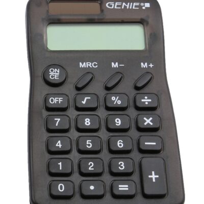 ValueX 8 Digit Pocket Calc Black