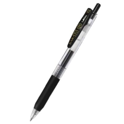 Zebra Sarasa Clip Eco Gel Pen BK PK12