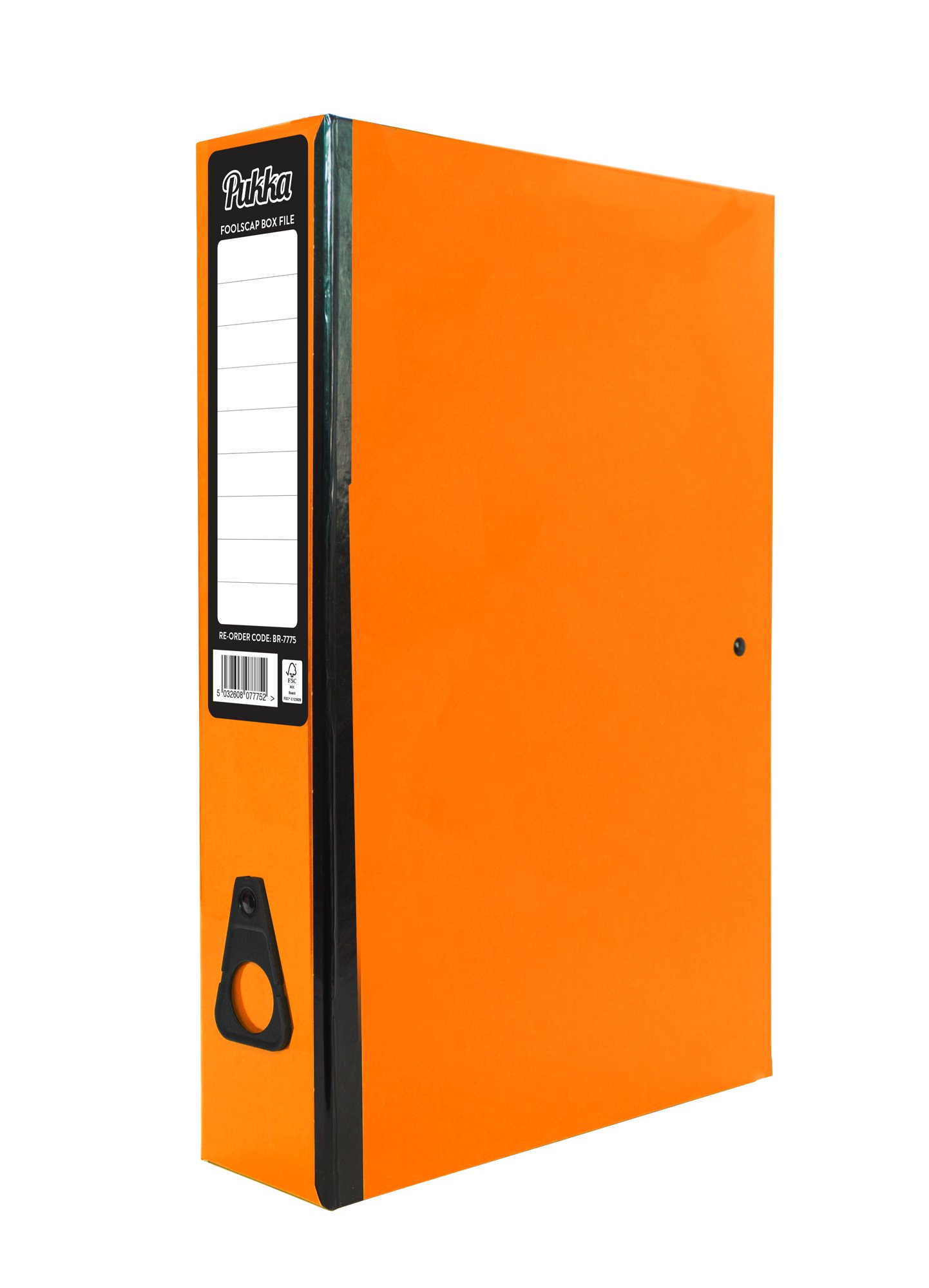 Pukka Brights Box File FS Orange PK10