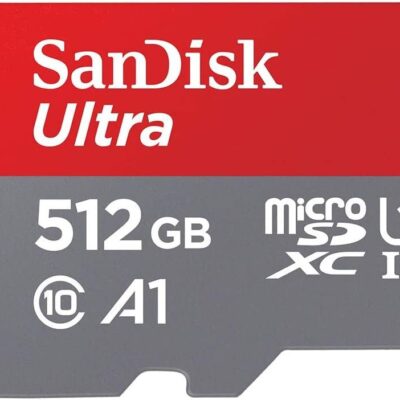 Ultra 512GB CL10 MicroSDXC and Adapter