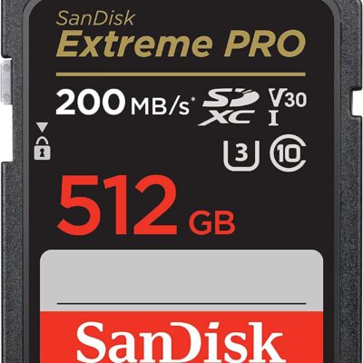 Extreme PRO 512GB SDXC CL10 Memory Card