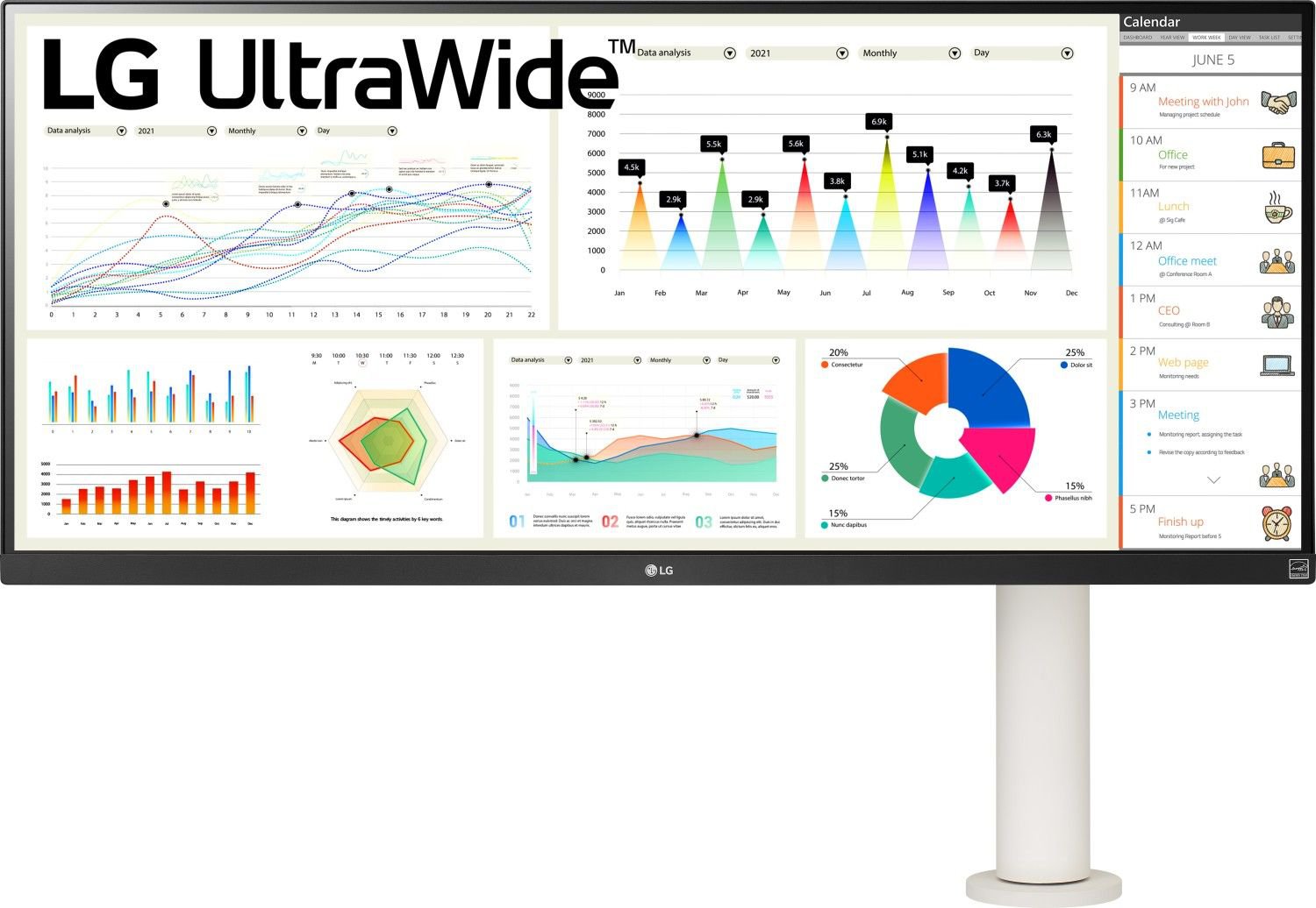 34in UltraWide FHD HDMI DP USB C Monitor