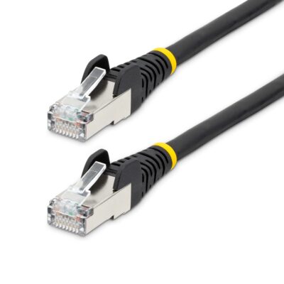 1.5m LSZH CAT6a Ethernet Black Cable