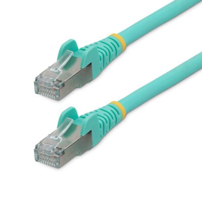 1.5m LSZH CAT6a Ethernet RJ45 Aqua Cable