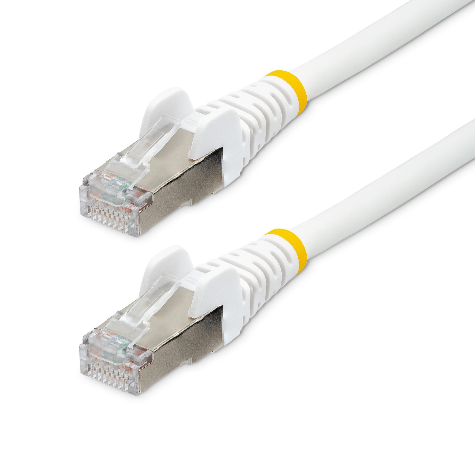 1m LSZH CAT6a Ethernet RJ45 White Cable