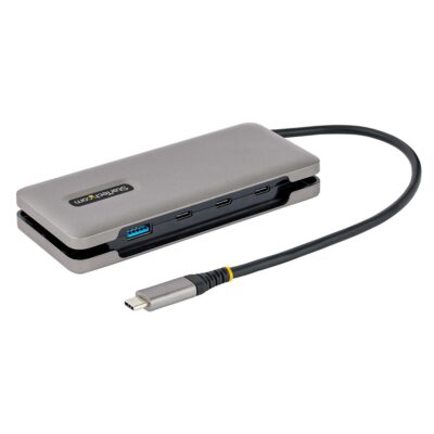 4 Port USB C Hub 1x USB A 3x USB C Ports