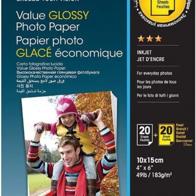 Epson Gloss Phot Paper 2x20 Sheet BOGOF