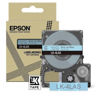 Epson C53S672106 Gray on Soft Blue 12MM
