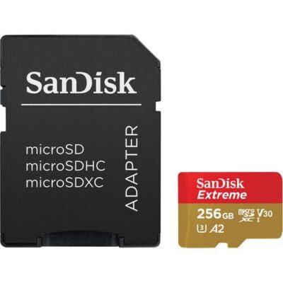 Extreme PLUS 256GB MicroSDXC and Adapter