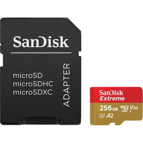 Extreme PLUS 256GB MicroSDXC and Adapter