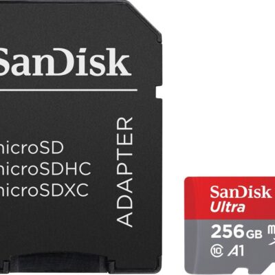 Ultra 256GB CL10 MicroSDXC and Adapter