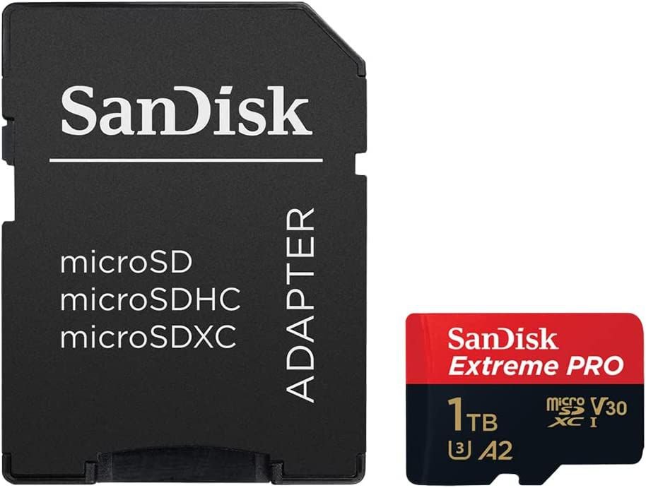 Extreme PRO 1TB MicroSDXC and Adapter