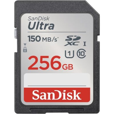 Ultra 256GB SDXC UHS I CL10 Memory Card