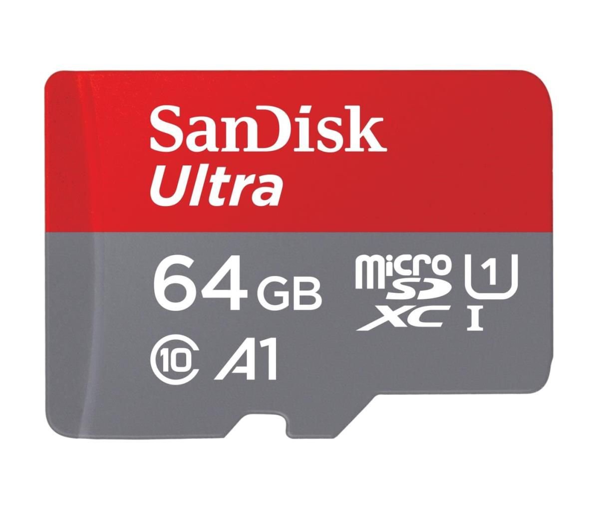 64GB Ultra CL10 MicroSDXC and Adapter