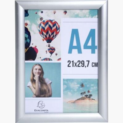 Wall Snap Frame Aluminium A4 PK1