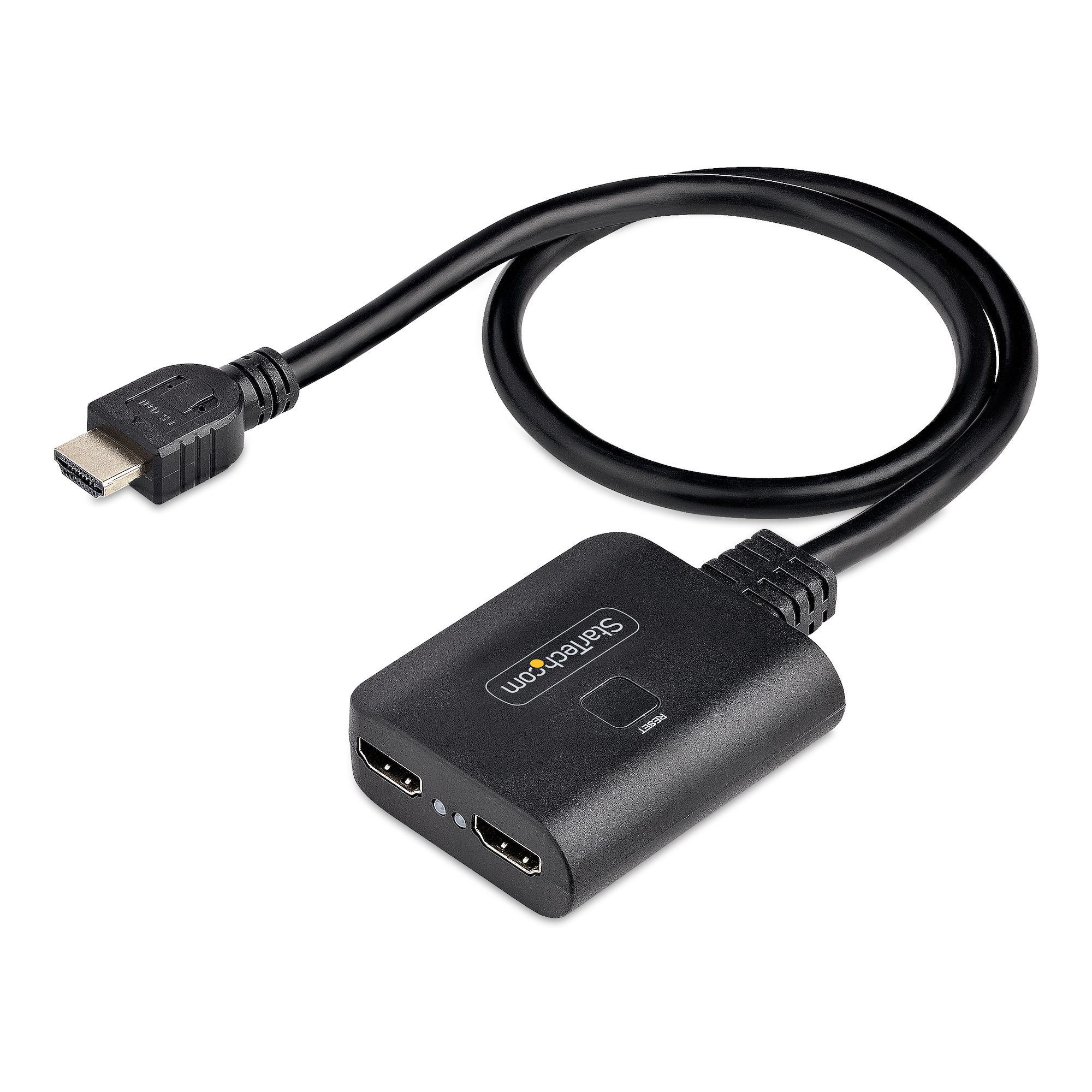 2 Port 1 In 2 Out 4K 60Hz HDMI Splitter