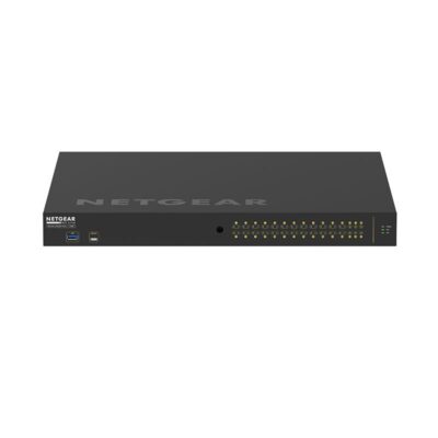 24 Port Managed Gigabit PoE 1U Switch