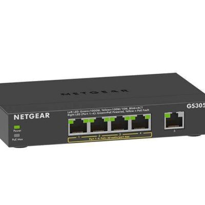 5 Port Gigabit PoE Plus Unmanaged Switch