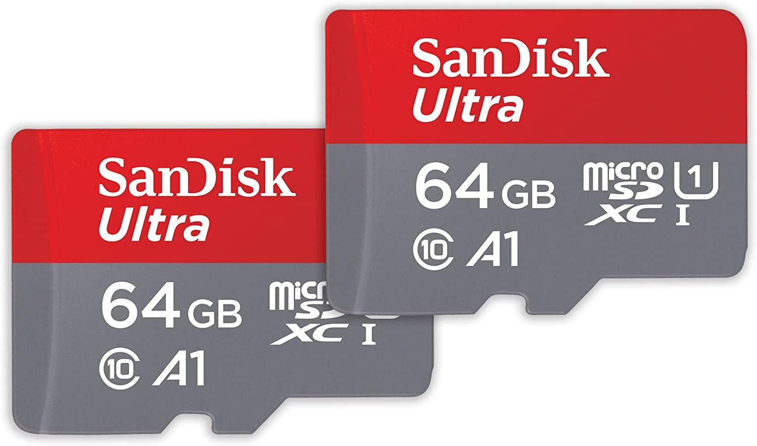 Ultra 64GB CL10 UHS I Memory Card 2 Pack